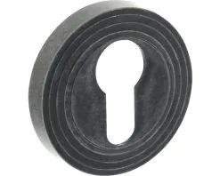 INTERSTEEL Rozet Rond Met Profielcilindergat Oud Grijs