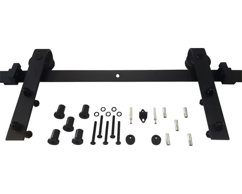 INTERSTEEL Schuifdeursysteem Basic Mat Zwart 2 INTERSTEEL Schuifdeursysteem Basic Mat Zwart - Afbeelding 2