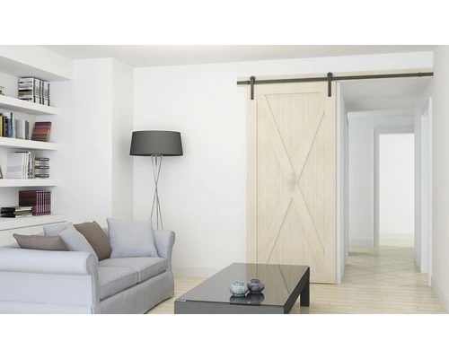 INTERSTEEL Schuifdeursysteem Basic Mat Zwart 3 INTERSTEEL Schuifdeursysteem Basic Mat Zwart - Afbeelding 3