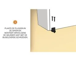 INTERSTEEL Schuifdeursysteem Basic Mat Zwart 21 INTERSTEEL Schuifdeursysteem Basic Mat Zwart -Sloten Verkoopwinkel DV 8 6337893 07 4c NL 20190815174752