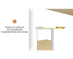 INTERSTEEL Schuifdeursysteem Basic Mat Zwart 16 INTERSTEEL Schuifdeursysteem Basic Mat Zwart -Sloten Verkoopwinkel DV 8 6337893 08 4c NL 20190815174752