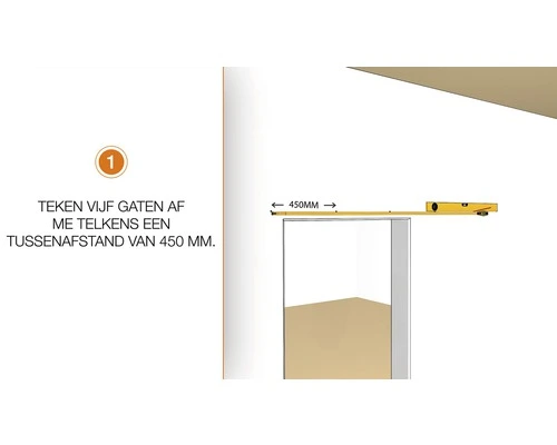 INTERSTEEL Schuifdeursysteem Basic Mat Zwart 5 INTERSTEEL Schuifdeursysteem Basic Mat Zwart - Afbeelding 5