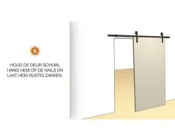 INTERSTEEL Schuifdeursysteem Basic Mat Zwart 22 INTERSTEEL Schuifdeursysteem Basic Mat Zwart -Sloten Verkoopwinkel DV 8 6337893 09 4c NL 20190815174752