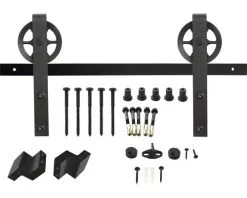 INTERSTEEL Schuifdeursysteem Wheel Mat Zwart -Sloten Verkoopwinkel DV 8 6553393 01 4c NL 20171219093843