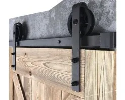 INTERSTEEL Schuifdeursysteem Wheel Mat Zwart