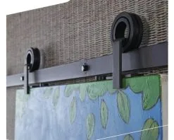 INTERSTEEL Schuifdeursysteem Modern Top Mat Zwart