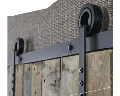 INTERSTEEL Schuifdeursysteem Modern Mat Zwart