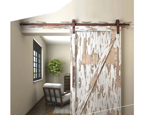 INTERSTEEL Schuifdeursysteem Basic Antiek Bruin 3 INTERSTEEL Schuifdeursysteem Basic Antiek Bruin - Afbeelding 3