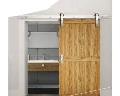 INTERSTEEL Schuifdeursysteem Basic RVS Geborsteld -Sloten Verkoopwinkel DV 8 6553414 03 4c NL 20181218144657