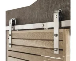 INTERSTEEL Schuifdeursysteem Basic RVS Geborsteld