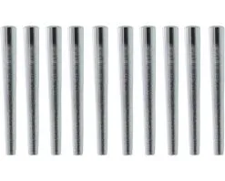 INTERSTEEL Krukstift Pennetjes Conisch Voor Aluminium Krukken, 10 Stuks