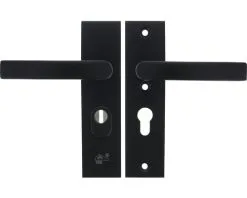 STARX Veiligheidsbeslag Recht Kortschild Kruk/kruk PC55 Anti-kerntrek Zwart