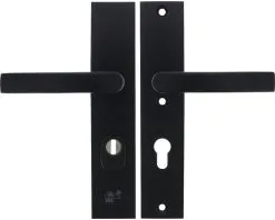 STARX Veiligheidsbeslag Recht Langschild Kruk/kruk PC72 Anti-kerntrek Zwart