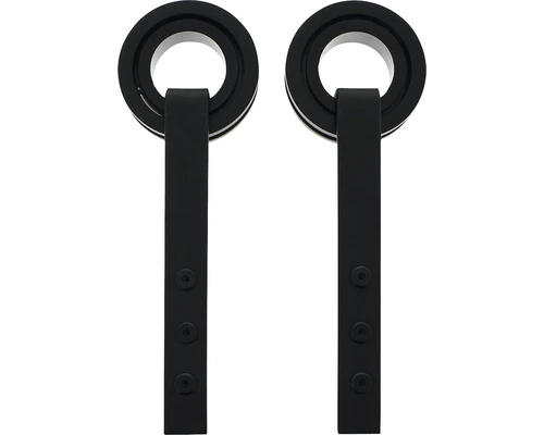 INTERSTEEL Hangrollen Modern 255 Mm Mat Zwart, 2 Stuks 1 INTERSTEEL Hangrollen Modern 255 Mm Mat Zwart, 2 Stuks