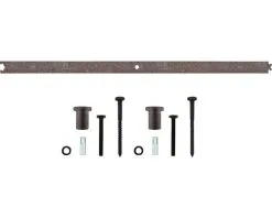 INTERSTEEL Schuifdeurbeslag Tussenrail 90 Cm Antiek Bruin
