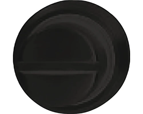 PERTURA 1000 Rozet Rond Met WC-/badkamersluiting Zwart 1 PERTURA 1000 Rozet Rond Met WC-/badkamersluiting Zwart