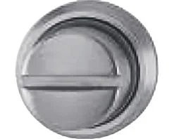 PERTURA 1000 Rozet Rond Met WC-/badkamersluiting RVS