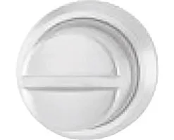 PERTURA 1000 Rozet Rond Met WC-/badkamersluiting Wit