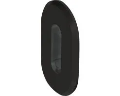 PERTURA 1000 Rozet Ovaal Met Sleutelgat Zwart