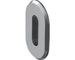 PERTURA 1000 Rozet Ovaal Met Sleutelgat RVS