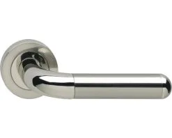 INTERSTEEL Deurkruk Paar Agatha Op Rozet Chroom Nikkel