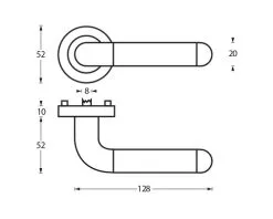 INTERSTEEL Deurkruk Paar Agatha Op Rozet Chroom Nikkel -Sloten Verkoopwinkel DV 8 7580285 02 4c NL 20161121155409