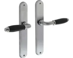 INTERSTEEL Deurkruk Paar Courgette Op Blindschild Chroom Mat