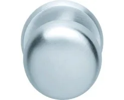 INTERSTEEL Voordeurknop Zwaar Ø 70/80 Mm Eenzijdige Montage Chroom Mat