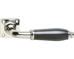 INTERSTEEL Deurkruk Paar Courgette Op Vierkant Rozet Nikkel