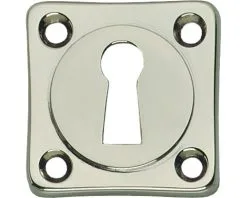 INTERSTEEL Rozet Vierkant Met Sleutelgat Nikkel