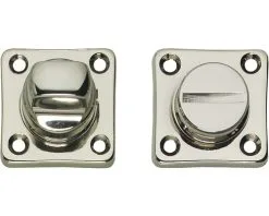 INTERSTEEL Rozet Vierkant Met WC-/badkamersluiting Nikkel