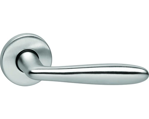 INTERSTEEL Deurkruk Paar Phobos Op Rozet Chroom Mat 1 INTERSTEEL Deurkruk Paar Phobos Op Rozet Chroom Mat