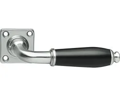 INTERSTEEL Deurkruk Paar Courgette Op Vierkant Rozet Chroom Mat