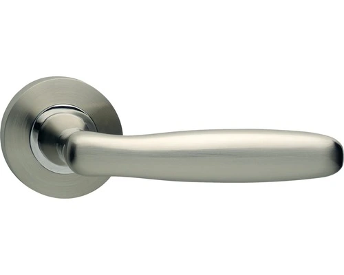 INTERSTEEL Deurkruk Paar Bjorn Op Rozet Nikkel Mat 1 INTERSTEEL Deurkruk Paar Bjorn Op Rozet Nikkel Mat