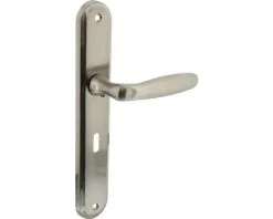 INTERSTEEL Deurkruk Paar Bjorn Op Schild Met Sleutelgat SL56 Nikkel Mat