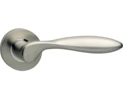 INTERSTEEL Deurkruk Paar George Op Rozet Nikkel Mat