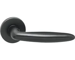 INTERSTEEL Deurkruk Paar Sigaar Op Rozet Zwart Mat