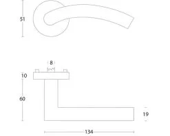 INTERSTEEL Deurkruk Paar Lisa 90° Op Rozet RVS Geborsteld -Sloten Verkoopwinkel DV 8 8130597 03 4c NL 20170706004922