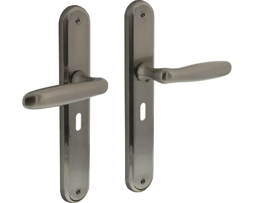 INTERSTEEL Deurkruk Paar Bjorn Op Schild Met Profielcilindergat PC55 Nikkel Mat 1 INTERSTEEL Deurkruk Paar Bjorn Op Schild Met Profielcilindergat PC55 Nikkel Mat