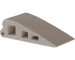 DELTAFIX Deurwig Kunststof Wit, 2 Stuks