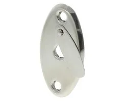 STARX Rozet Ovaal Met Gat Voor Penslot RVS